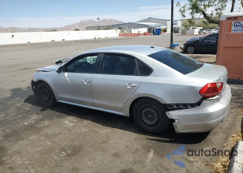 2012 Volkswagen Passat S z USA, uszkodzony, nr VIN 1VWAP7A3XCC035002